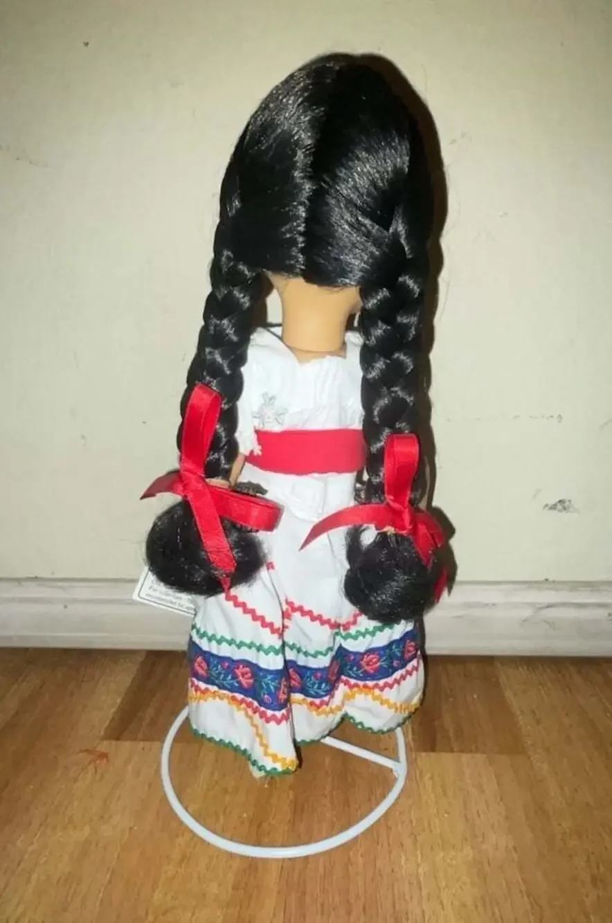 Vintage Handmade Nayarit Mexico Huichol Indian Dolls